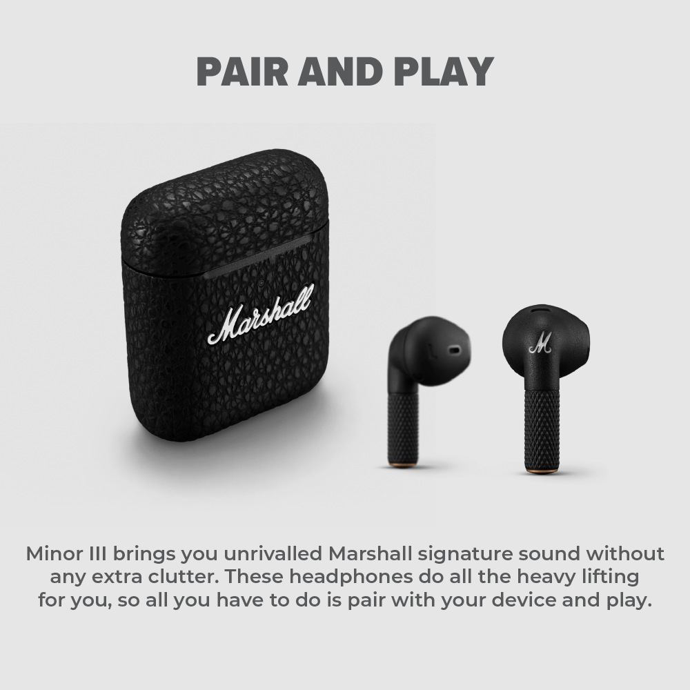 Marshall Minor lll True Wireless Earbuds