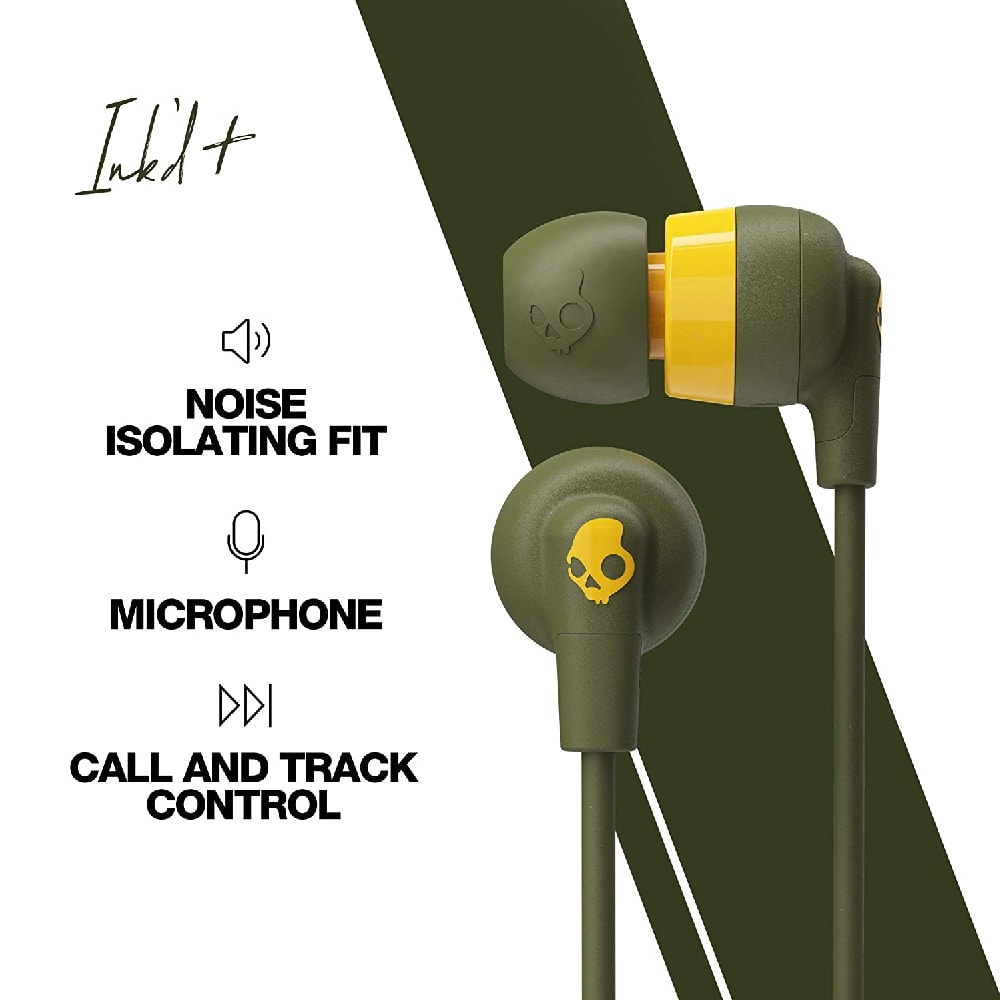 SkullCandy INKD+ Wired In-Ear With Mic