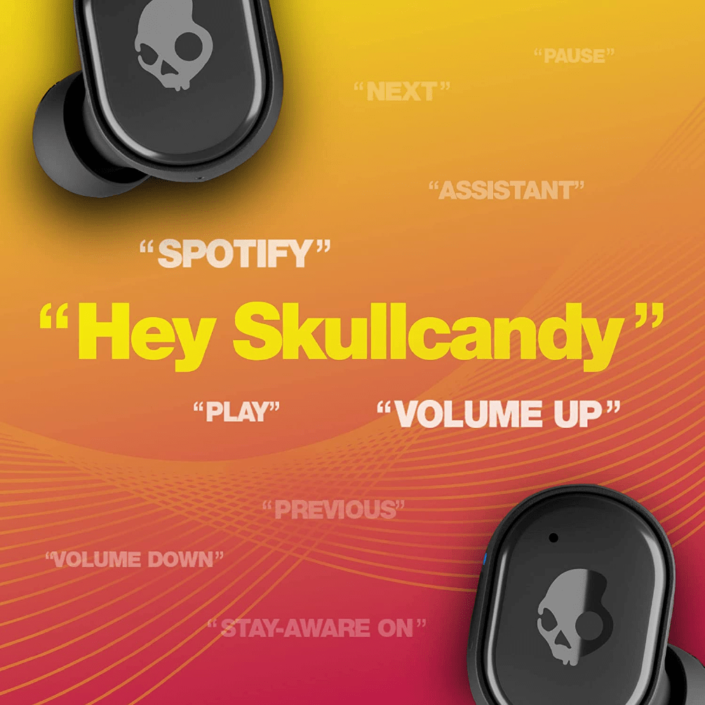 Skullcandy Grind True Wireless Earbuds | Newest Smart Feature Technology Skull-iQ | Water Resistant