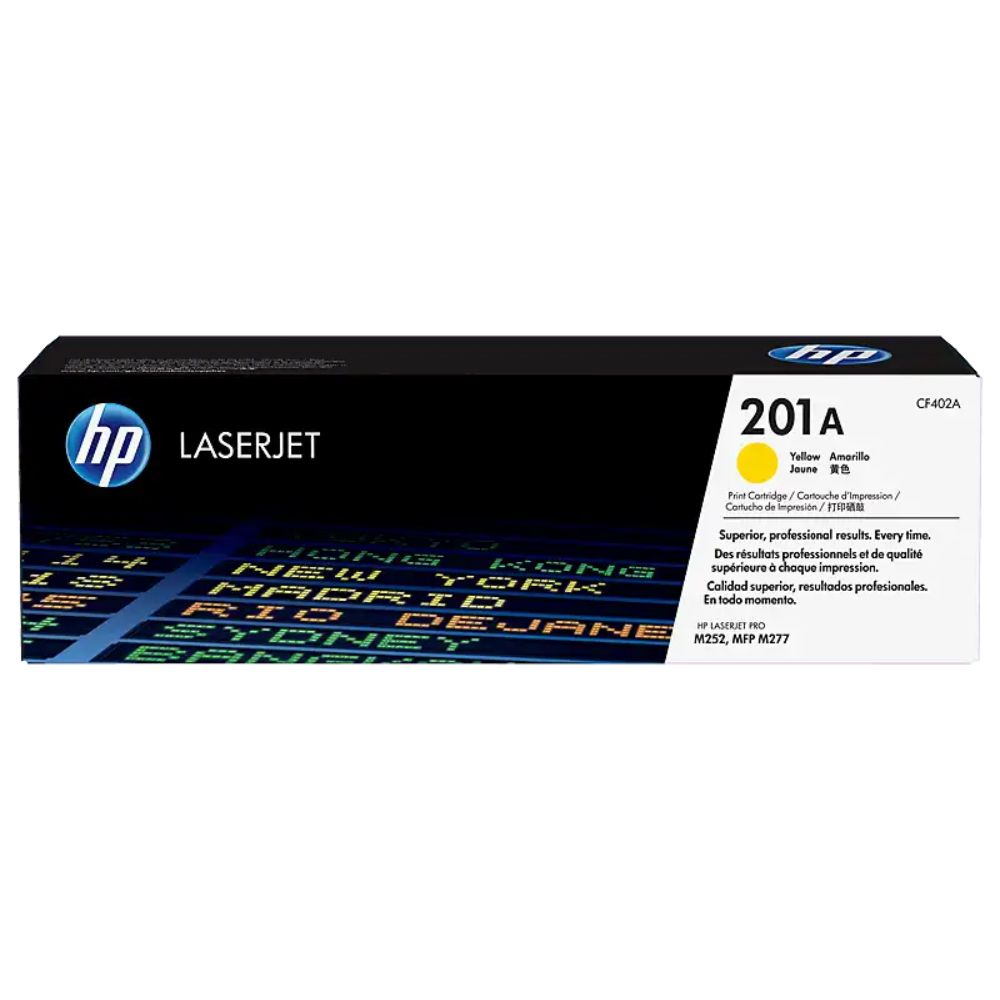 HP 201A CF401A Cyan / CF402A Yellow / CF403A Magenta Original LaserJet Toner Cartridge