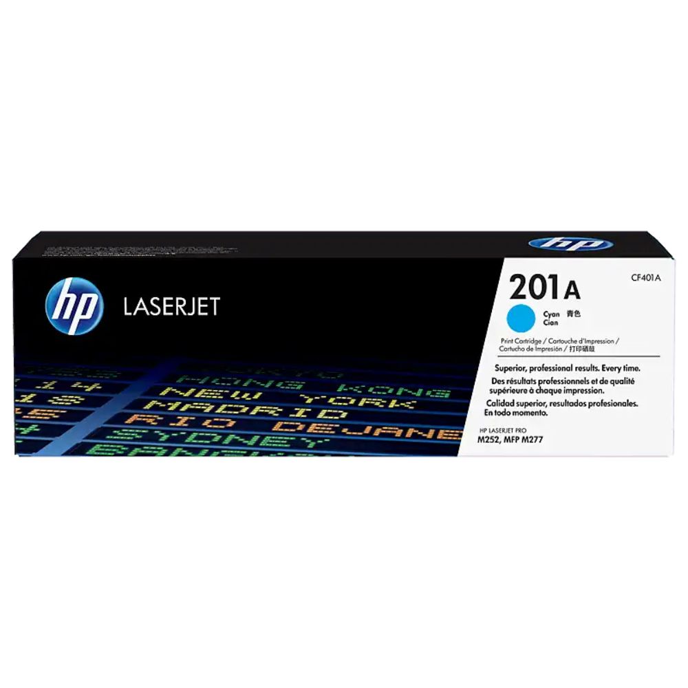 HP 201A CF401A Cyan / CF402A Yellow / CF403A Magenta Original LaserJet Toner Cartridge