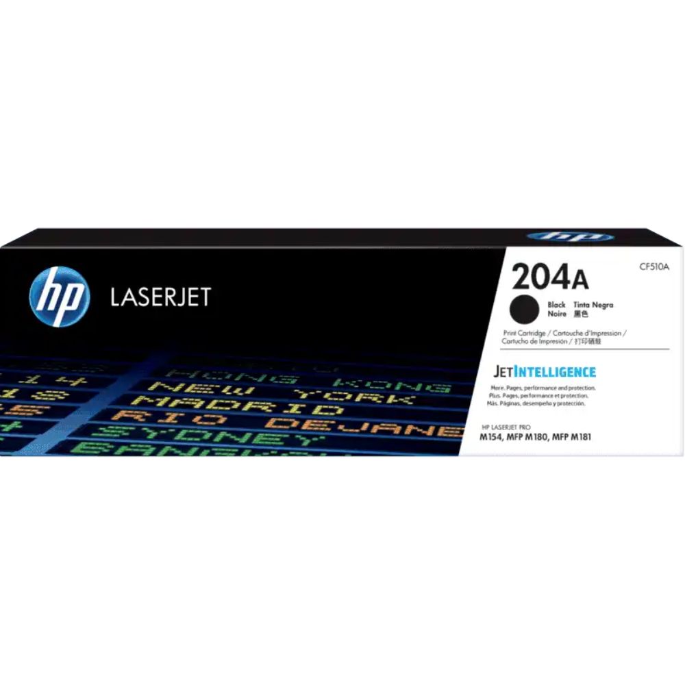 HP 204A - CF510A Black / CF511A Cyan / CF512A Yellow / CF513A Magenta LaserJet Toner Cartridge