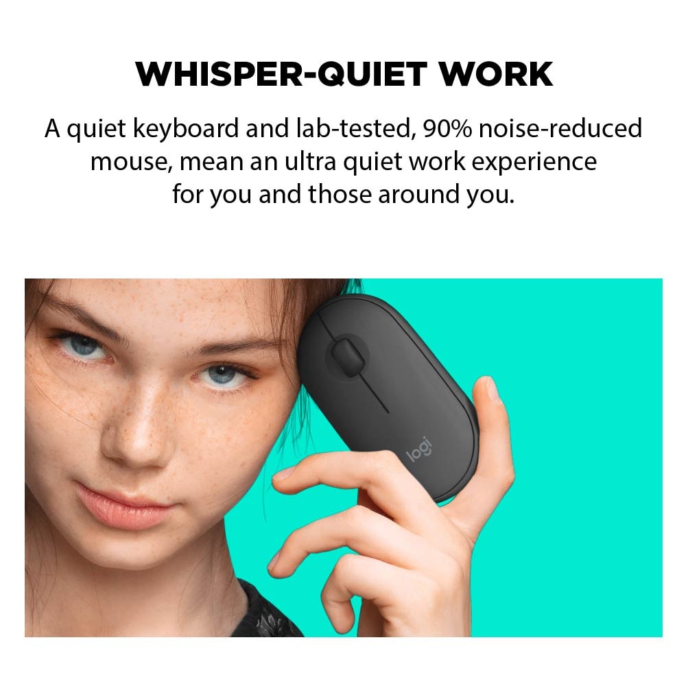 Logitech MK470 Slim Silent Wireless Keyboard & Mouse Combo