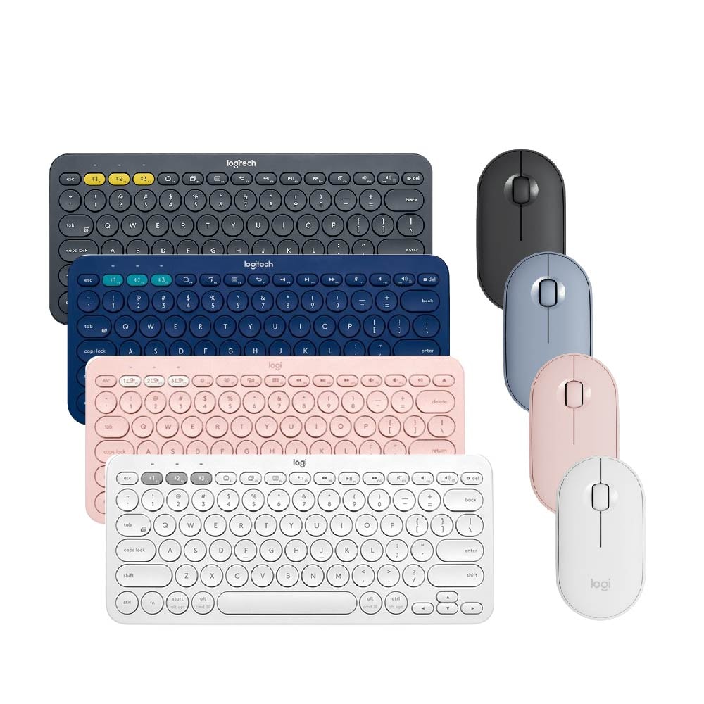 Logitech Pebble M350 Mouse + K380 Keyboard Combo