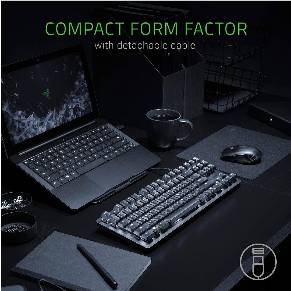Razer BlackWidow Lite Silent Mechanical Keyboard | Orange Switches - 1 Year Warranty