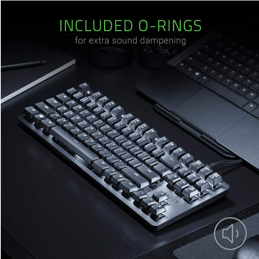 Razer BlackWidow Lite Silent Mechanical Keyboard | Orange Switches - 1 Year Warranty