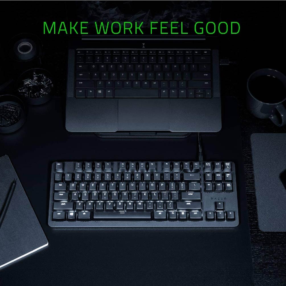 Razer BlackWidow Lite Silent Mechanical Keyboard | Orange Switches - 1 Year Warranty
