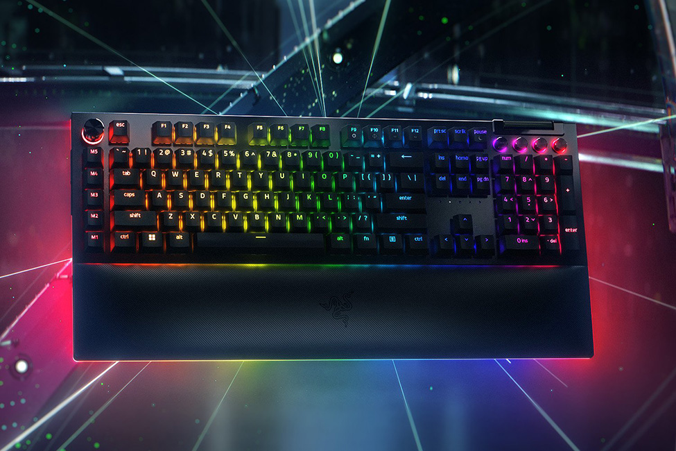 Razer BlackWidow V4 Pro Mechanical Gaming Keyboard with Razer Chroma