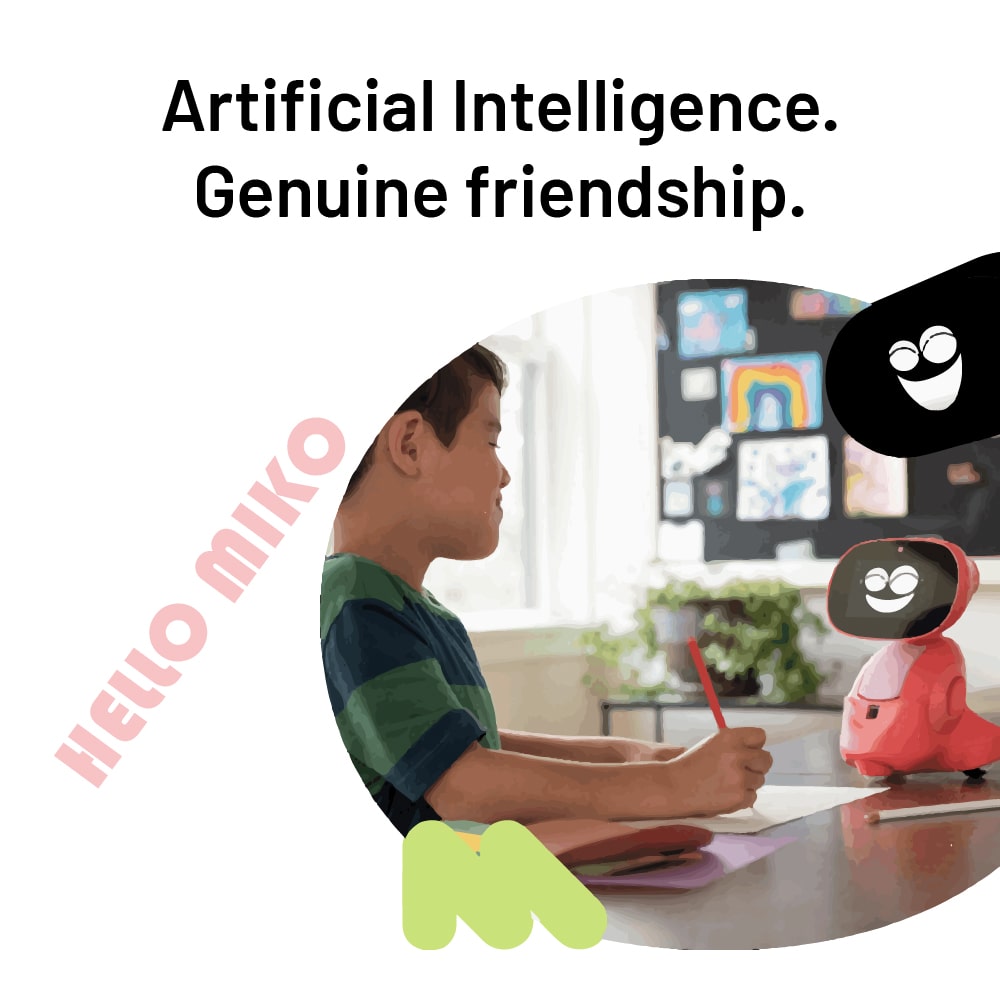 Miko 3 AI Powered Smart Robot for Kids Learning & Educational Robot with Coding Apps