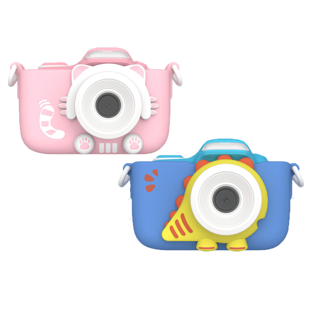 [Free Gift] myFirst Camera 3 Mini Digital Camera For Kids | Extra Selfie Lens | With Designated Cartoon Pouch