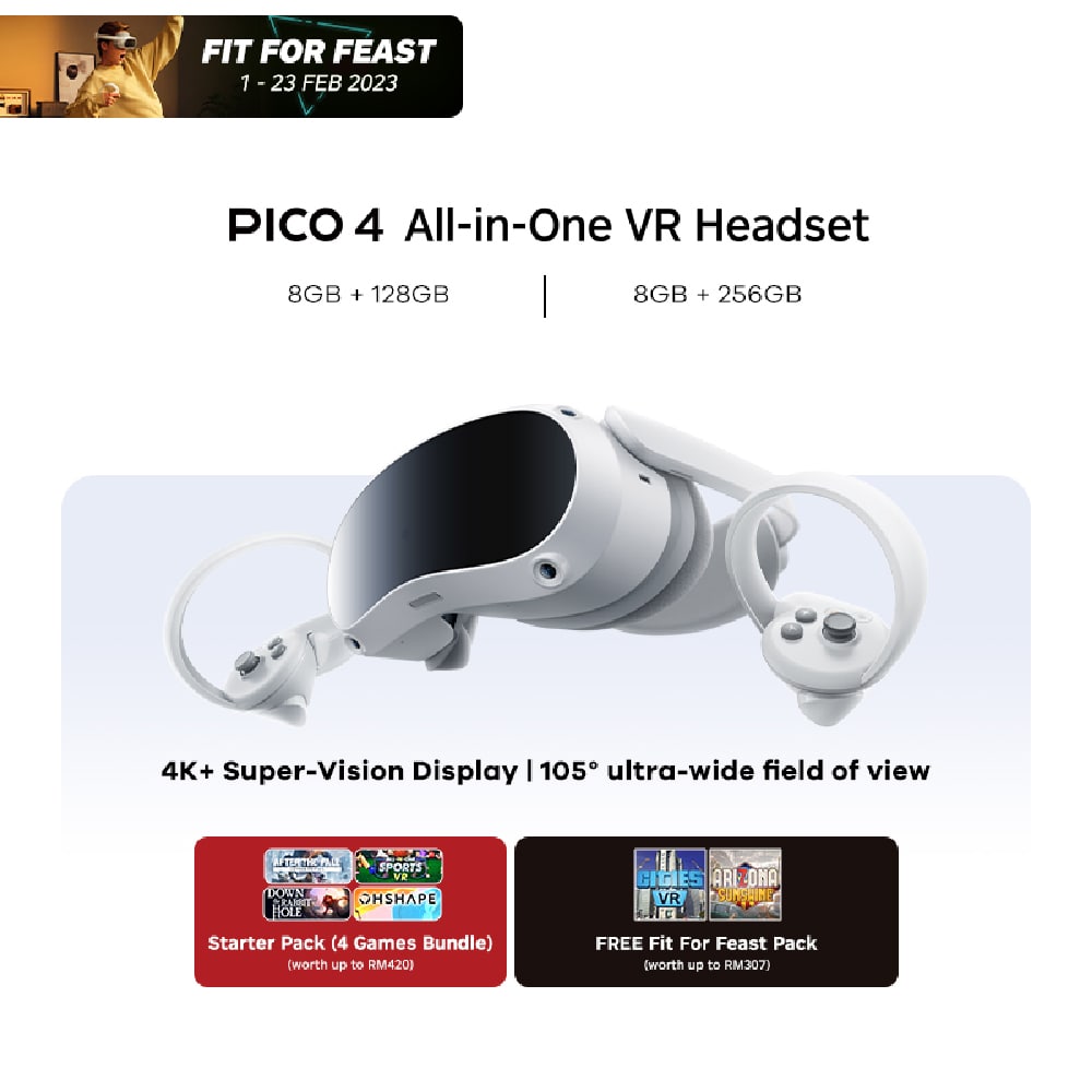 [Free Gift] PICO 4 All-In-One VR Headset