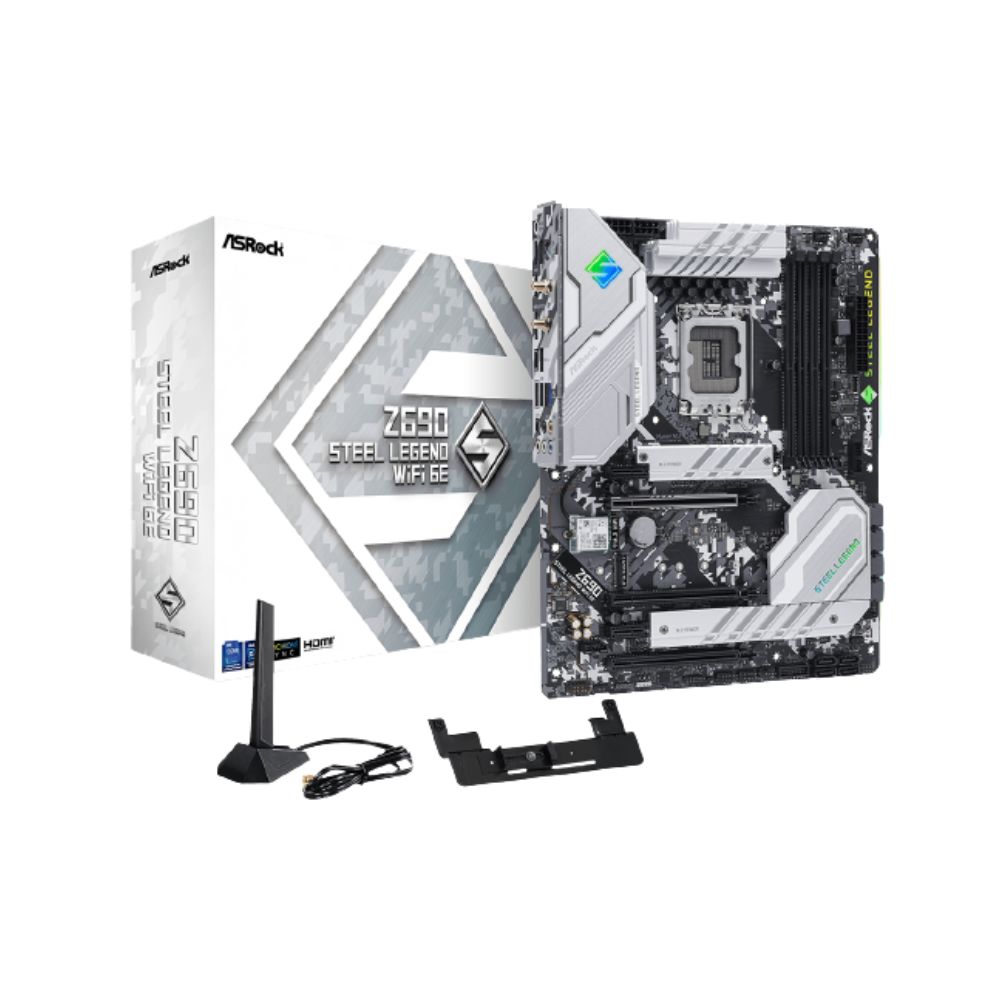 Asrock Z690 Steel Legend WIFI 6E ATX Motherboard Intel LGA1700