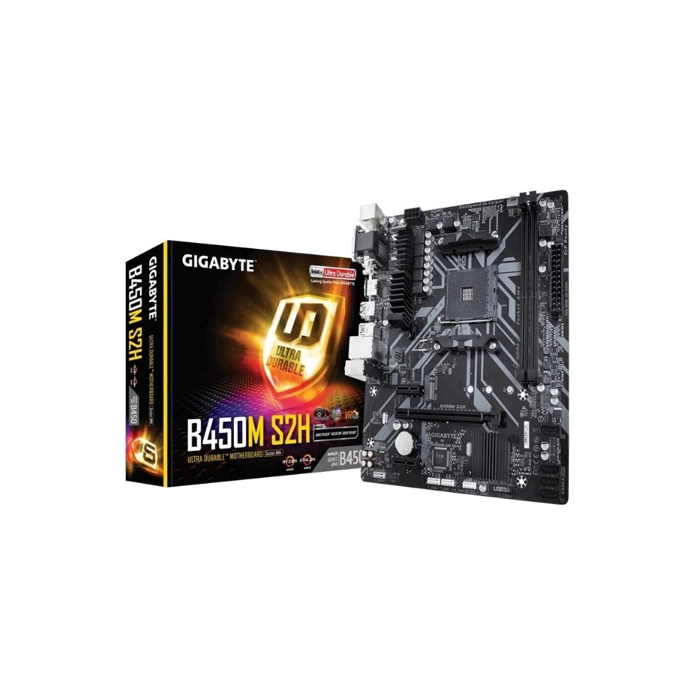 Gigabyte AMD AM4 B450M-S2H mATX Motherboard