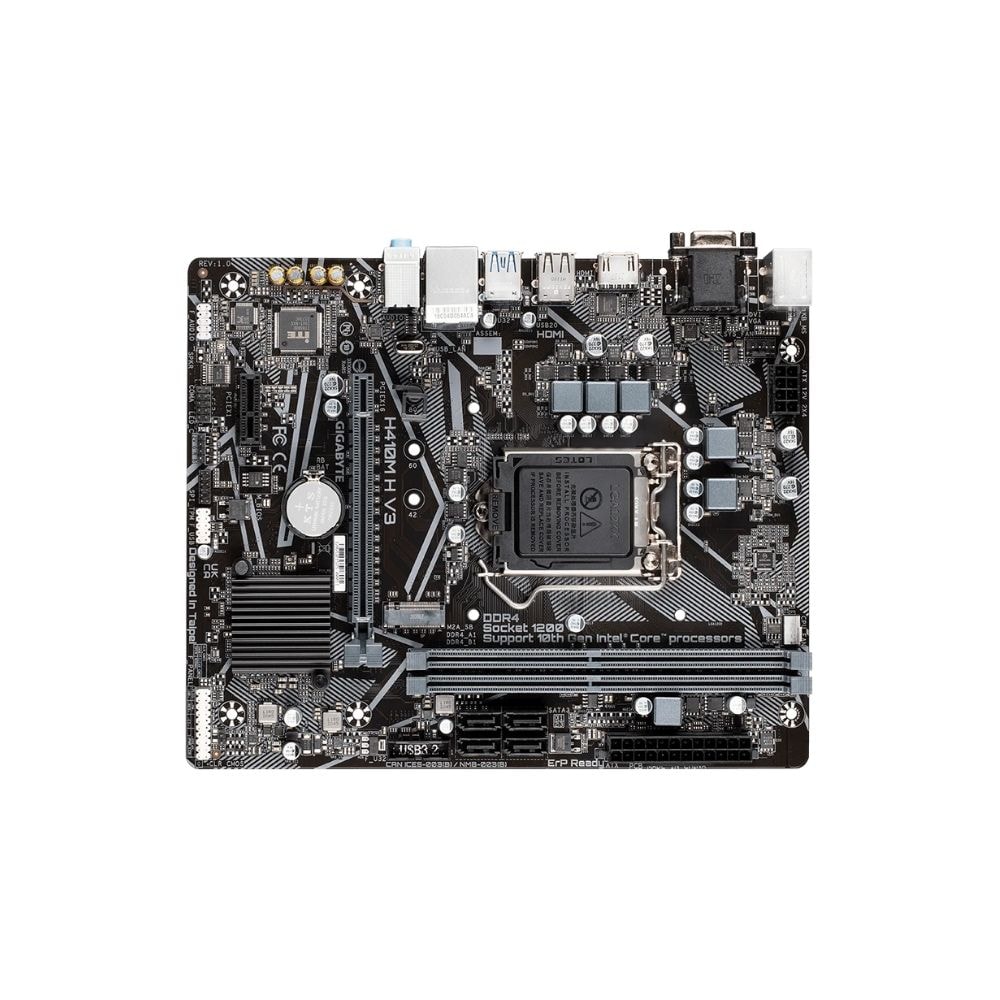 Gigabyte LGA1200 Intel H410M-H V3 mATX Motherboard