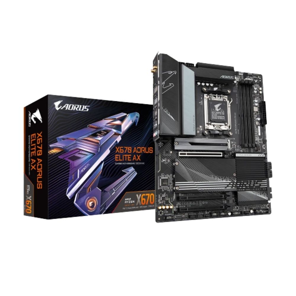 Gigabyte AMD AM5 X670 AORUS Elite AX ATX Motherboard