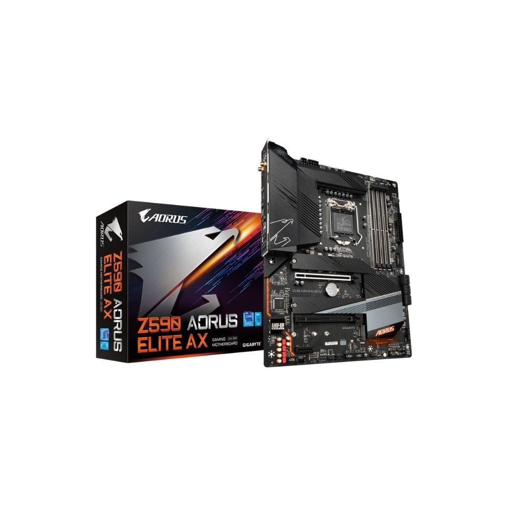 Gigabyte LGA1200 Intel Z590 AORUS Elite AX ATX Motherboard