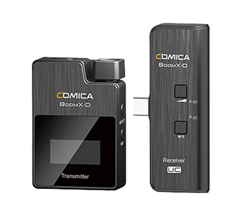 Comica BoomX-D UC1 Professional 2.4Ghz Digital Wireless Microphone for USB-C Devices