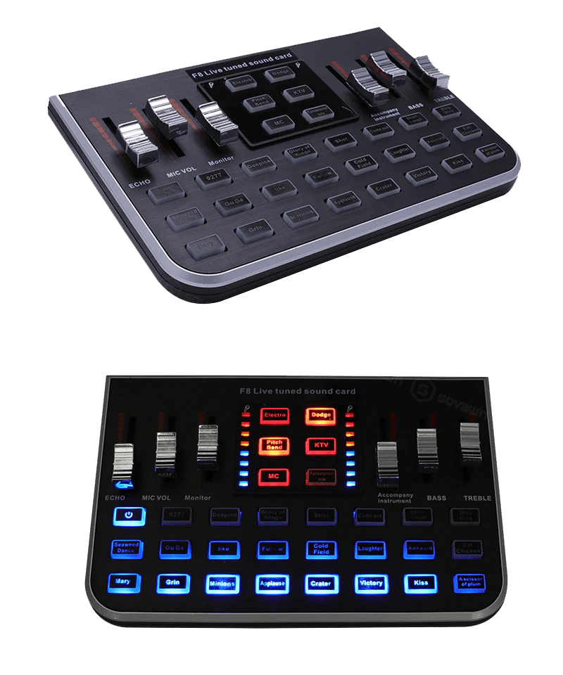 F8 UA13BK Multi-Functional USB Sound Card