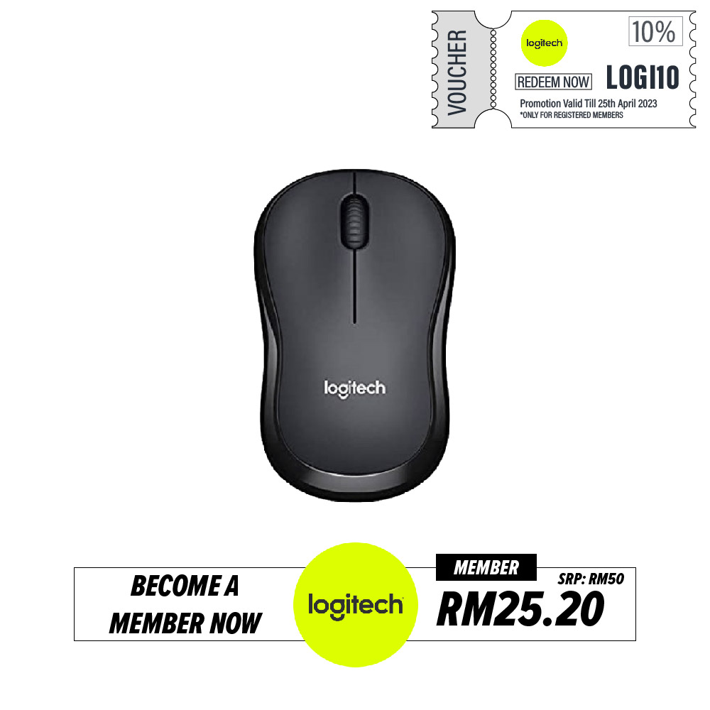 Logitech B175 Wireless USB Basic Mouse