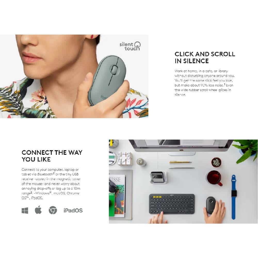 Logitech Pebble M350 Wireless Mouse