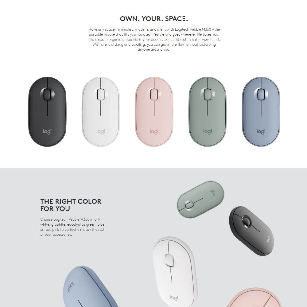 Logitech Pebble M350 Wireless Mouse