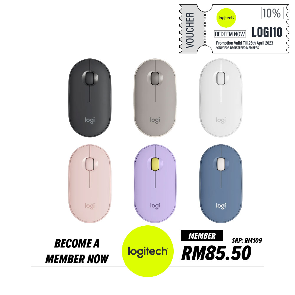 Logitech Pebble M350 Wireless Mouse