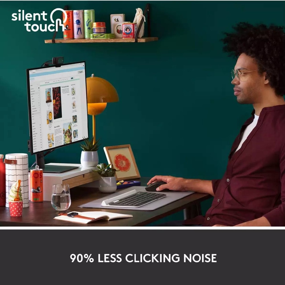 Logitech Signature M650 Wireless Bluetooth Silent Mouse | Multi-Device Compatibility