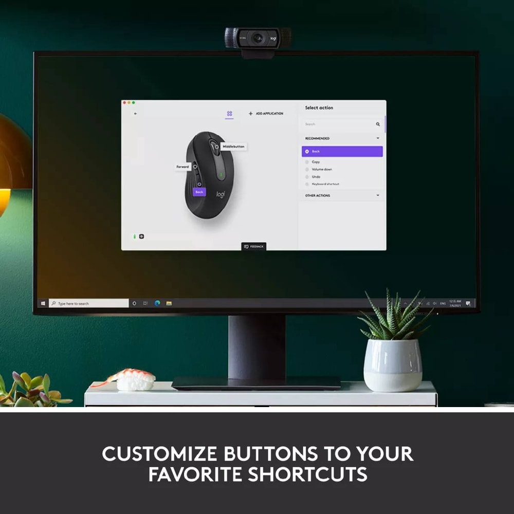 Logitech Signature M650 Wireless Bluetooth Silent Mouse | Multi-Device Compatibility