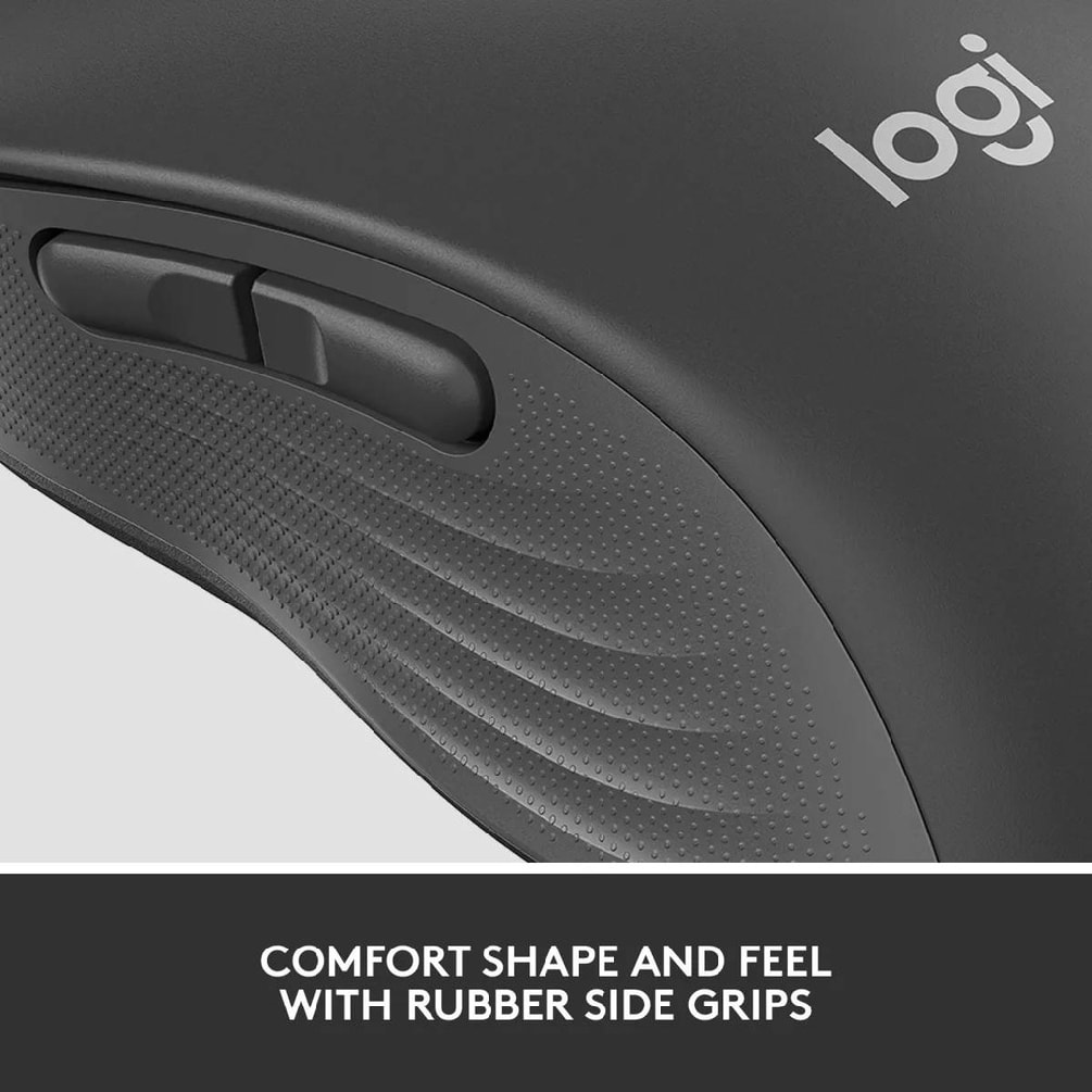Logitech Signature M650 Wireless Bluetooth Silent Mouse | Multi-Device Compatibility