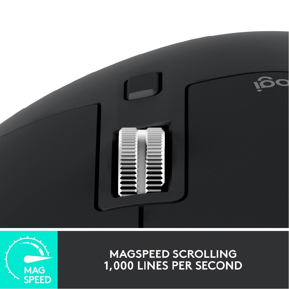 Logitech MX Master 3S - Wireless Performance Mouse with Ultra-fast Scrolling