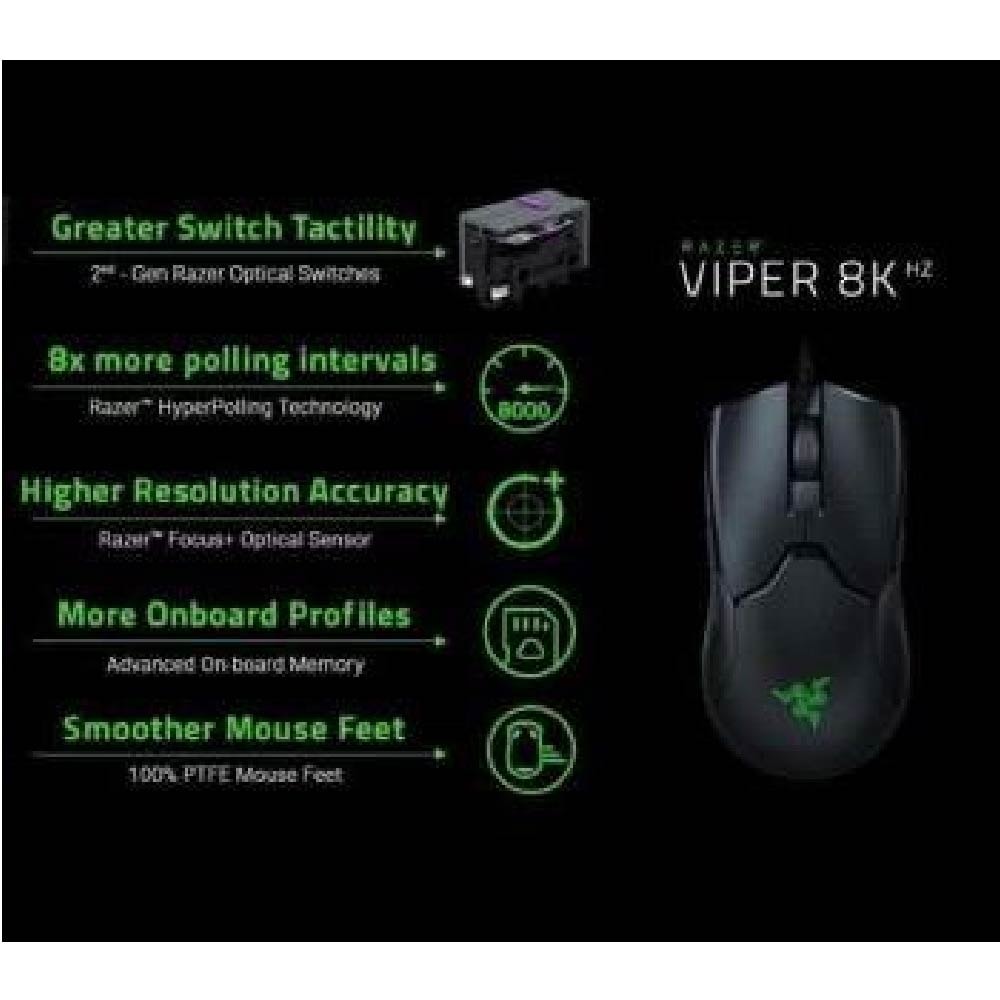 Razer Viper 8khz Wired Gaming Mouse