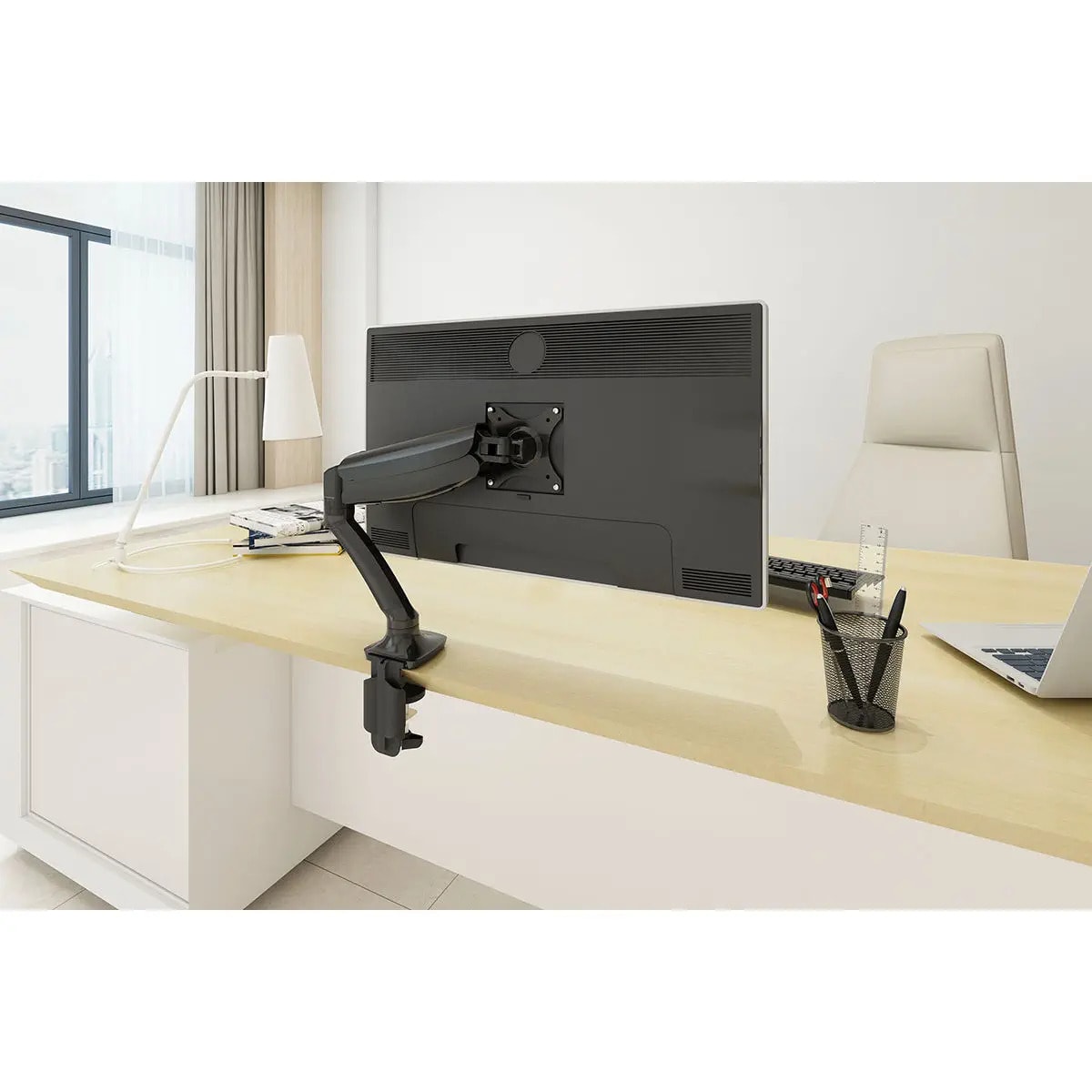 Loctek DLB504/VNDLB502 - (Dual/Single) Monitor Arm Supports Up To 30" Inch