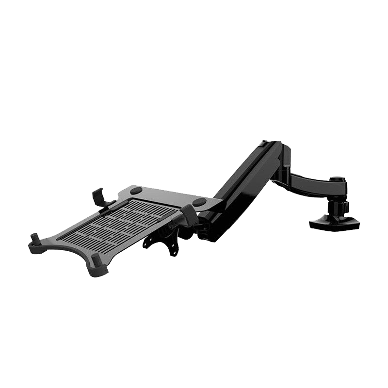 LOCTEK D5F2 / D5F (10-27” Inch + 10-17.3” Inch) Dual Arm Monitor Laptop Mount Bracket / Single Laptop Arm Stand