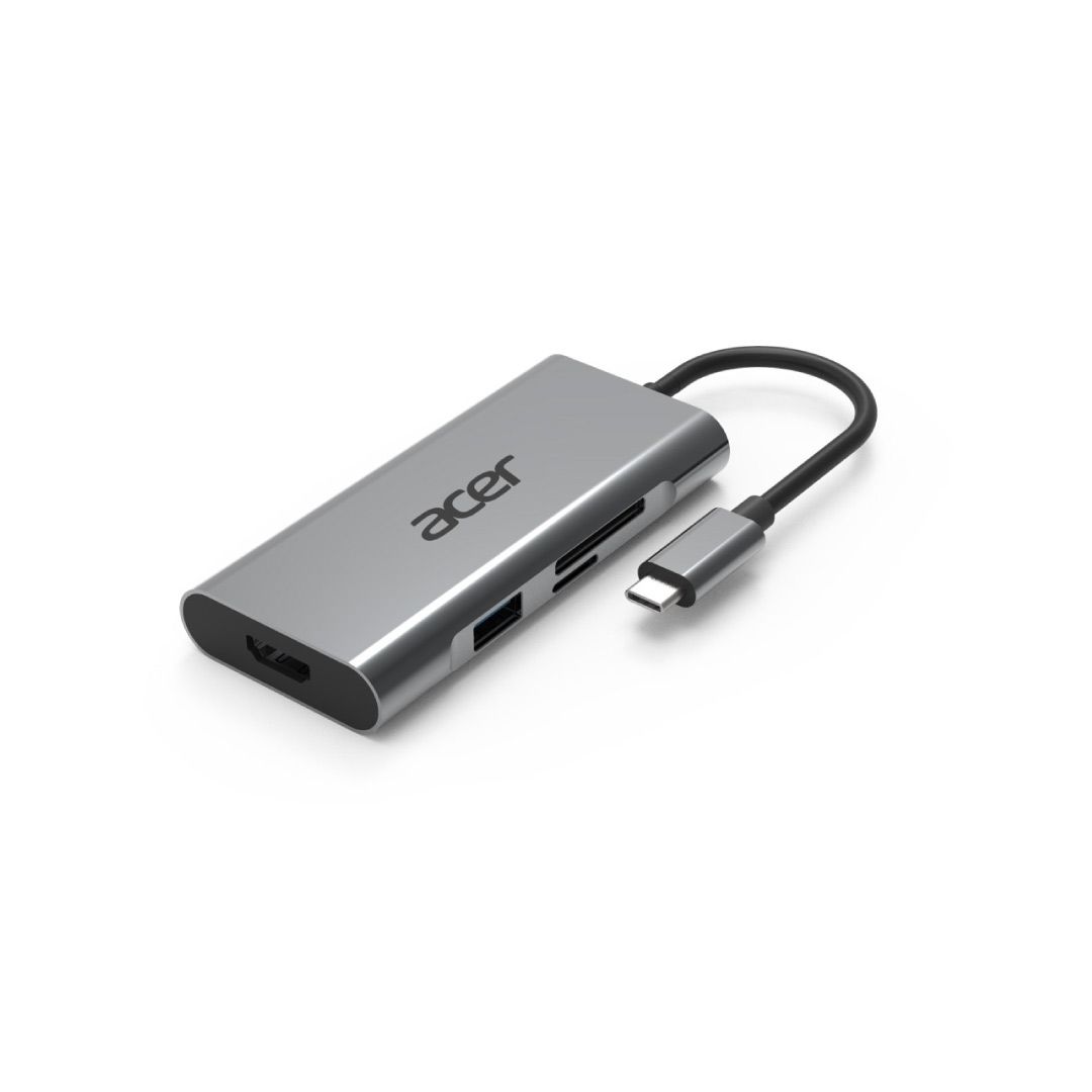 Acer USB Type-C 7 in 1 Mini Dock Silver