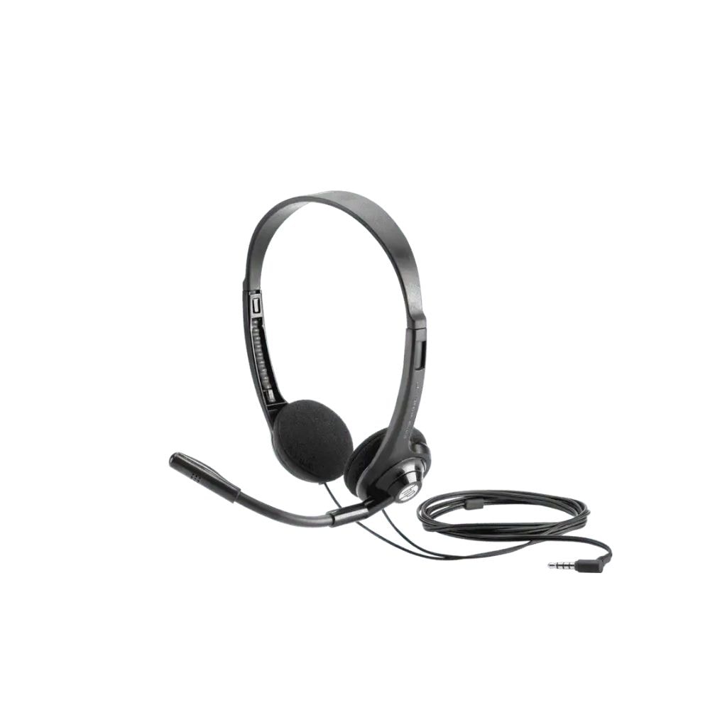 HP 150 Black On-Ear Headset A/P (2EM62AA) 1 Year Warranty