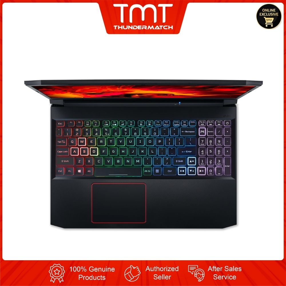 Acer Nitro 5 AN515-57-78PJ Black Red Gaming Laptop | GeForce RTX3060 | i7-11800H | 16GB RAM 512GB SSD | 15.6" FHD | W10 | BAG