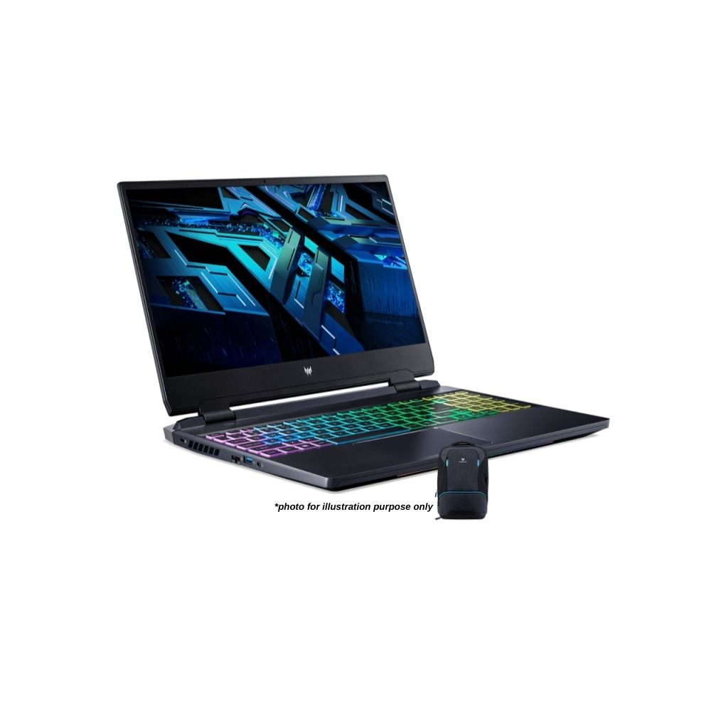 Acer Predator Helios 300 PH315-55-90UU Black Laptop | Core™ i9-12900H | 32GB RAM 2TB RAID SSD | 15.6" QHD | RTX™3080 | W11 | RGB KB | 2-Y Warranty | Bag