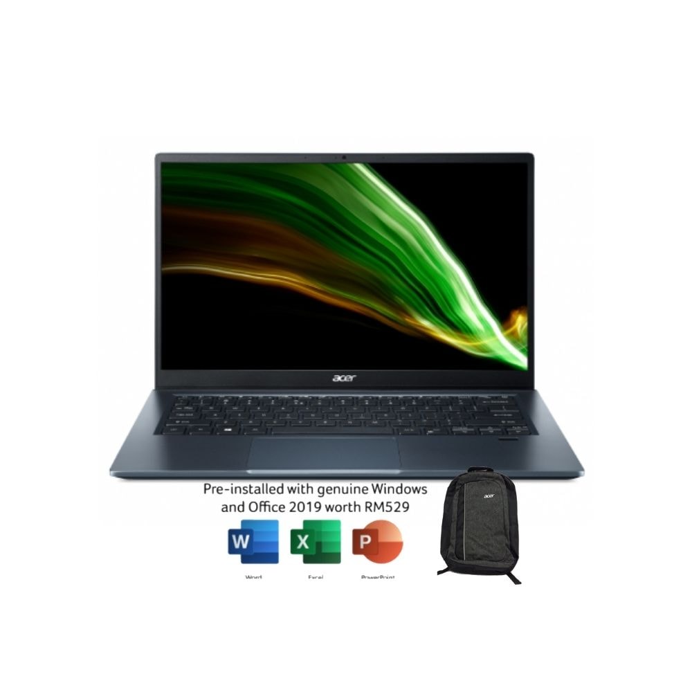Acer Swift 3 SF314-511-559D Steam Blue Laptop | i5-1135G7 | 8GB RAM 512GB SSD | 14