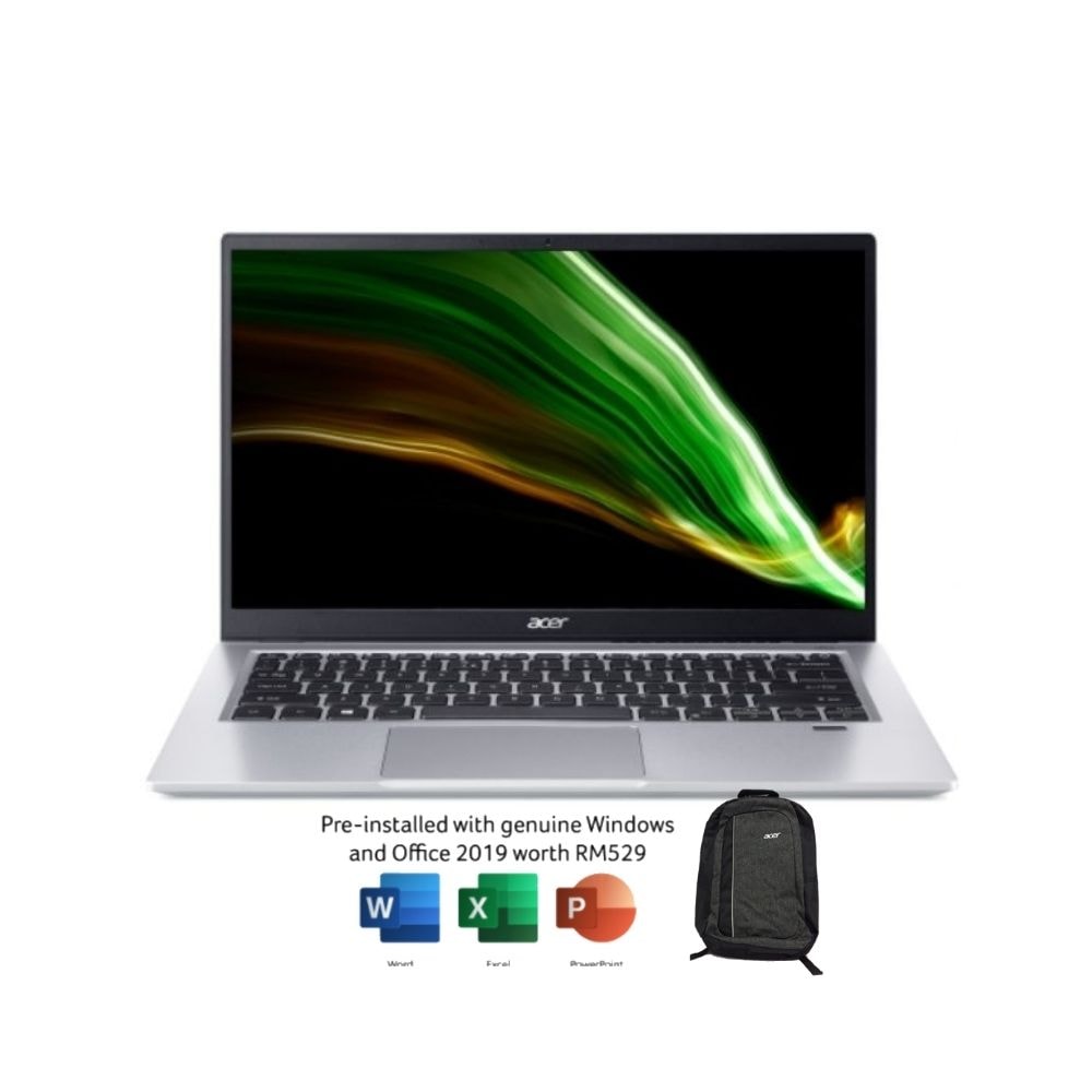 Acer Swift 3 SF314-511-77XX Pure Silver Laptop | i7-1165G7 | 16GB RAM 512GB SSD | 14