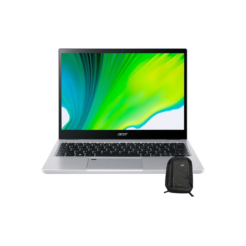 Acer Spin 3 SP313-51N-56CM (Pure Silver) Intel®️ Evo™️ Platform Processor | i5-1135G7 | 8GB(OB) RAM 512GB SSD | 13.3″WQXGA 2K With Touch | Acer Wacom Active Stylus | Intel® Iris® Xe | Free Bag*