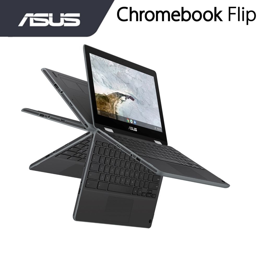 ASUS Chromebook Flip C214 C214M-ABU0462 Laptop | Intel Celeron N4020 | 4GB RAM 32GB EMMC | 11.6