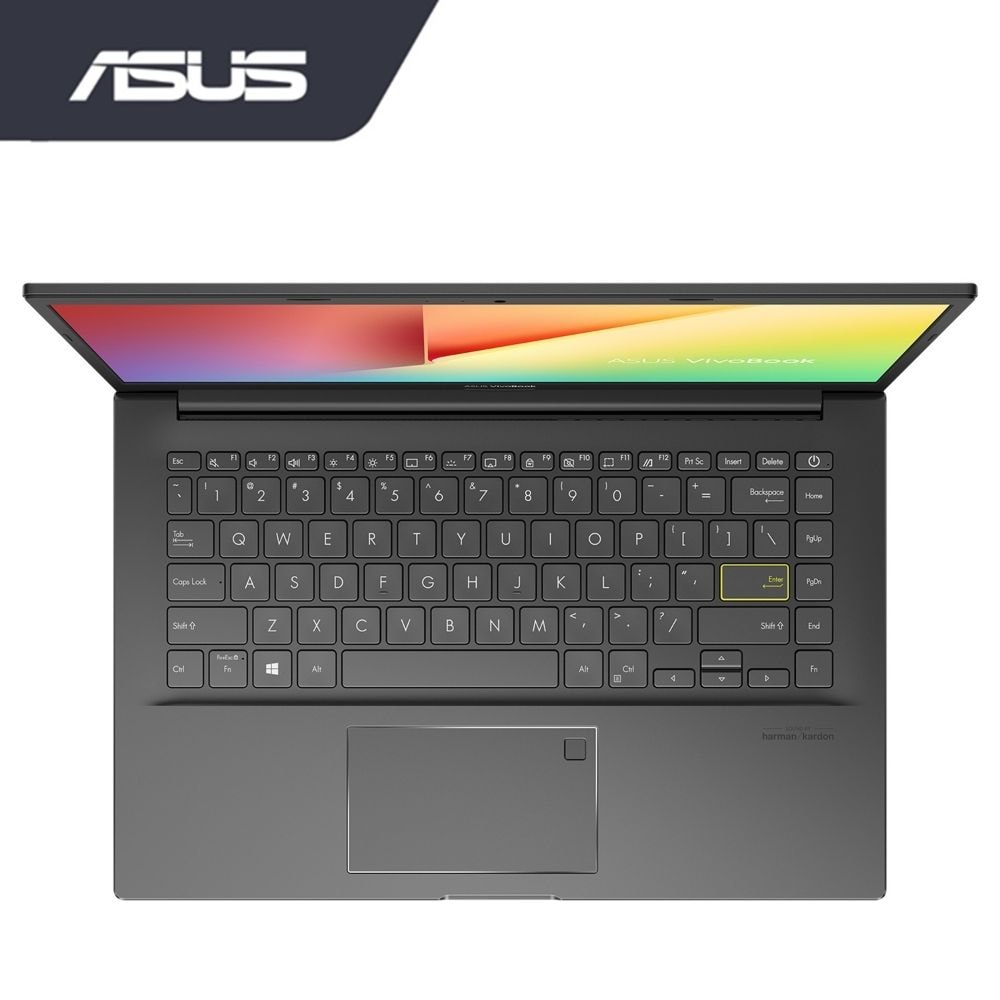 ASUS VivoBook K413E-AAM1798TS Laptop | i7-1165G7 | 8GB RAM 512GB SSD | 14' FHD | Intel Iris XE | W10 | MS OFFICE + BAG