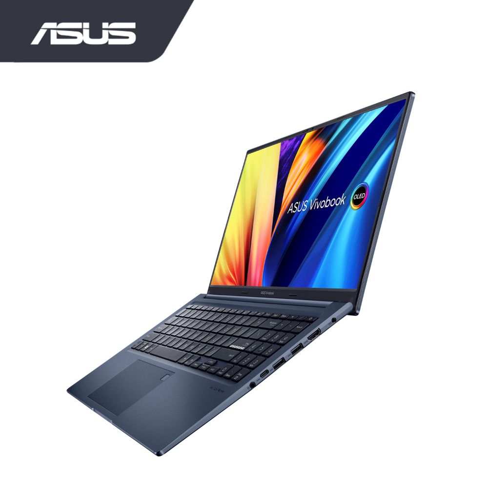 Asus Vivobook 15X M1503Q-AMA161WS Quiet Blue Laptop | AMD Ryzen™ 5 | 8GB RAM 512GB SSD | 15.6" 2.8K OLED | AMD Share | W11 | 2 Years Warranty | MS OFFICE+BAG