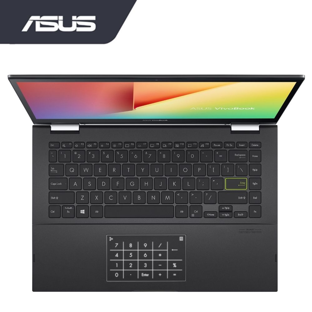 Asus Vivobook Flip TP470E-AEC333WS Laptop | i5-1135G7 | 8GB RAM 512GB SSD | 14" FHD Touch | W11 | MS OFFICE+ACCESSORIES