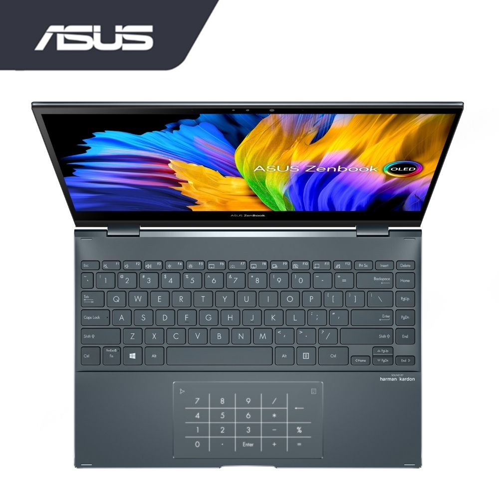 Asus Zenbook Flip 13 UX363E-AHP742WS Laptop | i5-1135G7 | 8GB RAM 512GB SSD | 13.3" OLED FHD Touch | W11 | MS OFFICE+Sleeve,Stylus,Audio Adapter