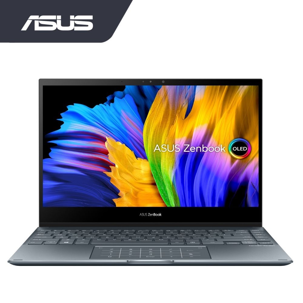 Asus Zenbook Flip 13 UX363E-AHP742WS Laptop | i5-1135G7 | 8GB RAM 512GB SSD | 13.3" OLED FHD Touch | W11 | MS OFFICE+Sleeve,Stylus,Audio Adapter