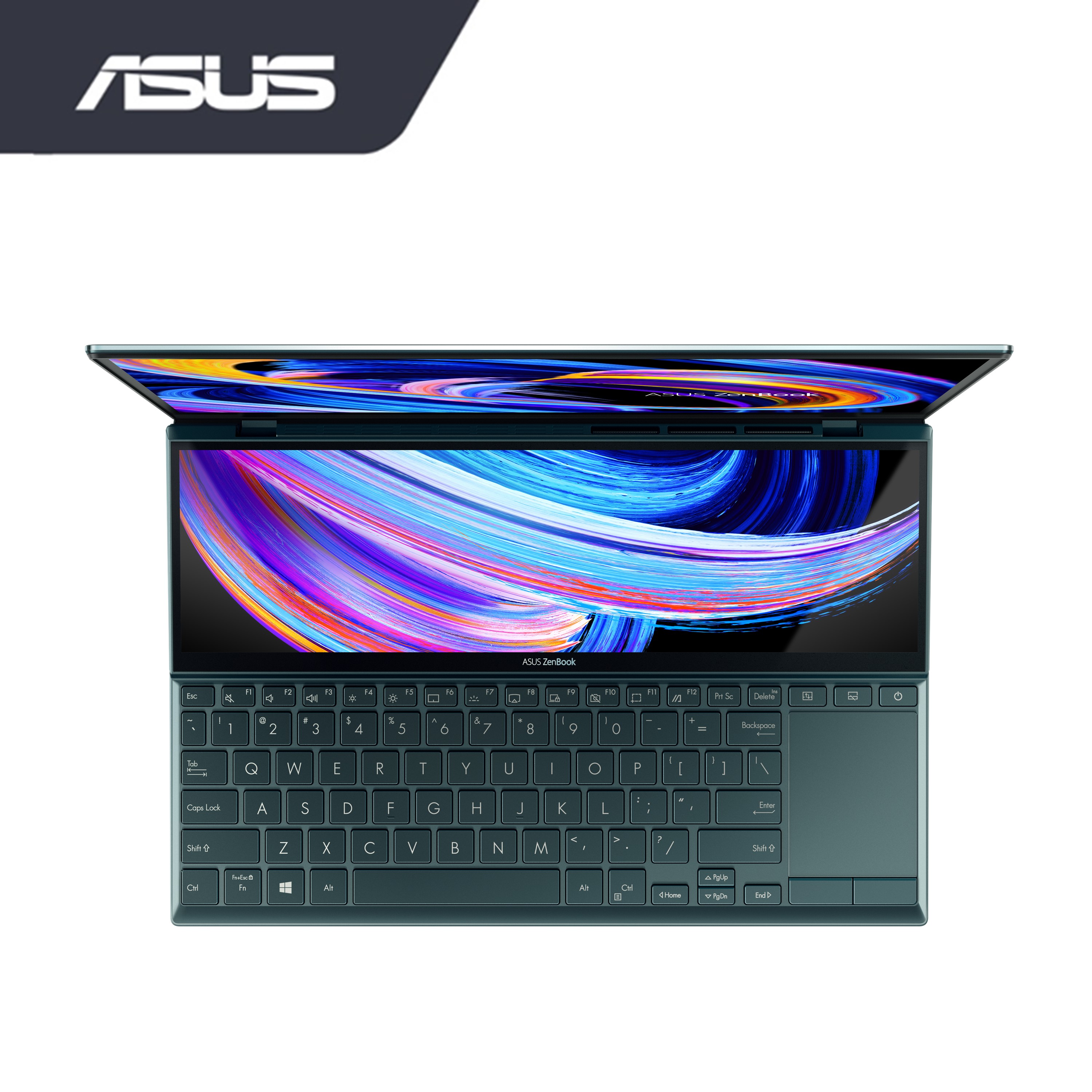 Asus ZenBook Duo UX482E-GHY411WS 2 in1 Laptop Celestial Blue | i7-1165G7 | 16GB RAM 512GB SSD | 14.0"FHD Touch | MX450 | MS Office H&S 2021+Win11 | 2Y Warranty