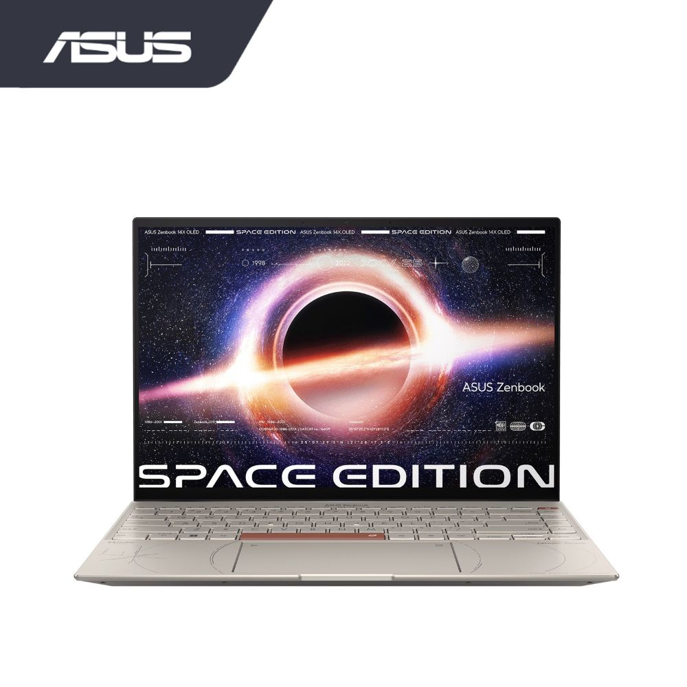 Asus ZenBook 14X OLED UX5401Z-ASKN080WS Titanium Laptop | i5-12500H | 8GB RAM 512GB SSD | 14" Touch 2.8K | Iris® Xe | W11 | MS OFFICE+ Sleeve+USB-A to RJ45 Lan
