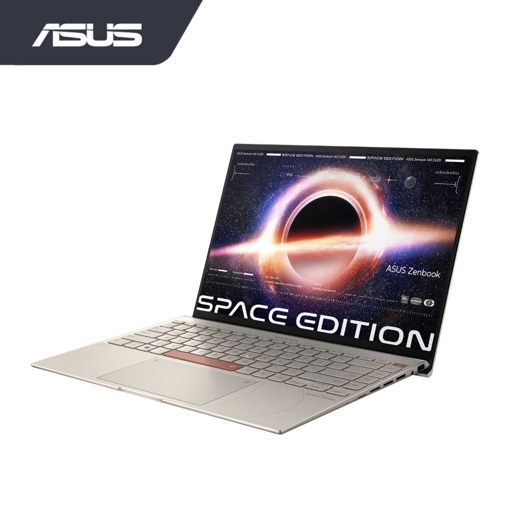 Asus ZenBook 14X OLED UX5401Z-ASKN080WS Titanium Laptop | i5-12500H | 8GB RAM 512GB SSD | 14" Touch 2.8K | Iris® Xe | W11 | MS OFFICE+ Sleeve+USB-A to RJ45 Lan