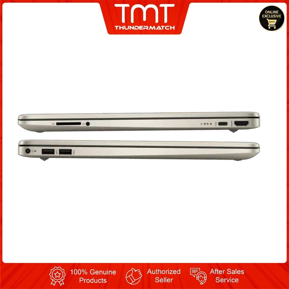 HP 15s-eq1017AU Gold / eq1018AU Silver Laptop | Athlon-3050u 2.30~3.20Ghz | 4GB RAM 256GB SSD | 15.6" HD | AMD Radeon | W11 | 1-Y Warranty | Bag